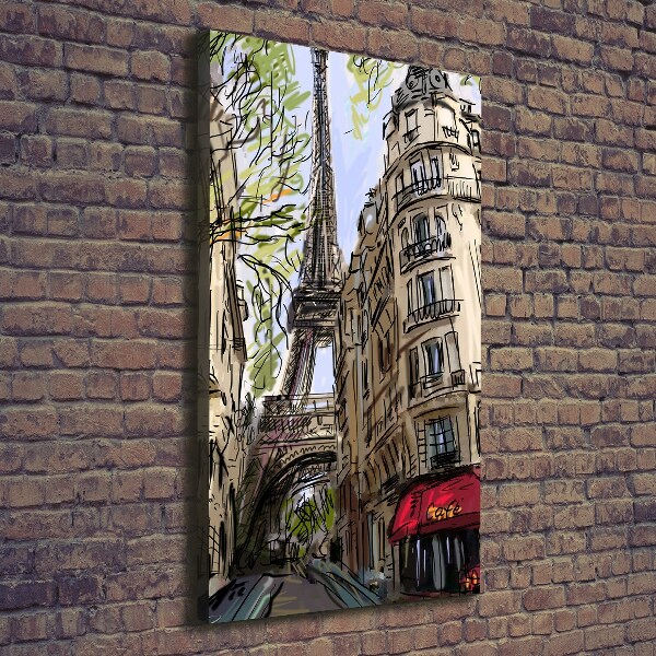 Foto auf leinwand vertikales Eiffelturm Paris