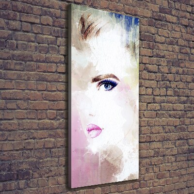 Foto leinwand vertikales Abstrakte Frau