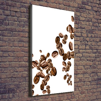 Foto leinwand vertikales Kaffeebohnen