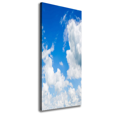 Wandbild vertikales Wolken am Himmel