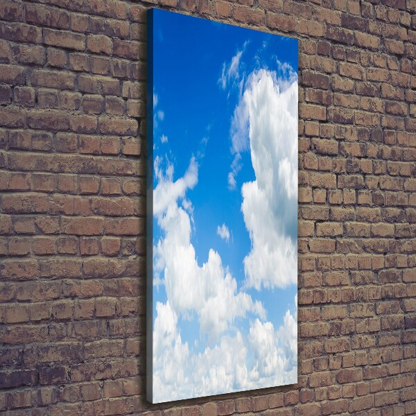 Wandbild vertikales Wolken am Himmel