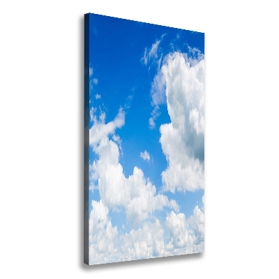 Wandbild vertikales Wolken am Himmel