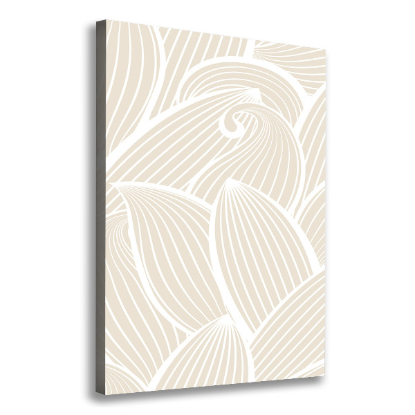 Wandbild vertikales Blütenblätter