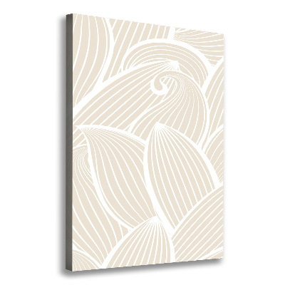 Wandbild vertikales Blütenblätter