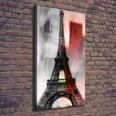 Foto leinwand vertikales Eiffelturm Paris