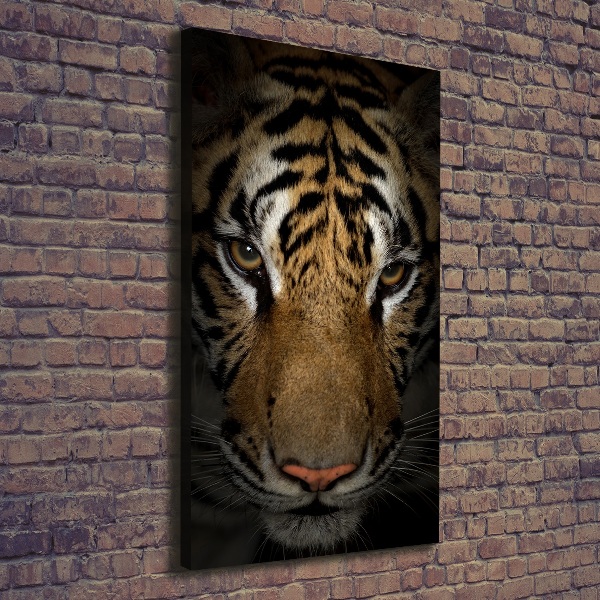 Foto leinwand vertikales Tiger