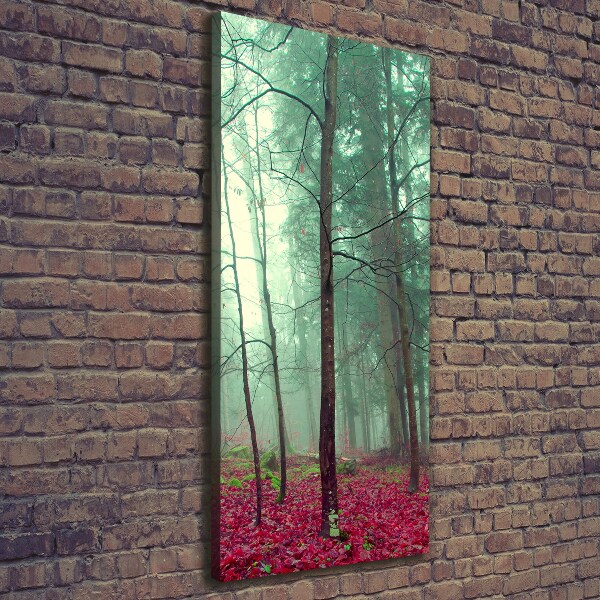 Foto leinwand vertikales Wald im Herbst