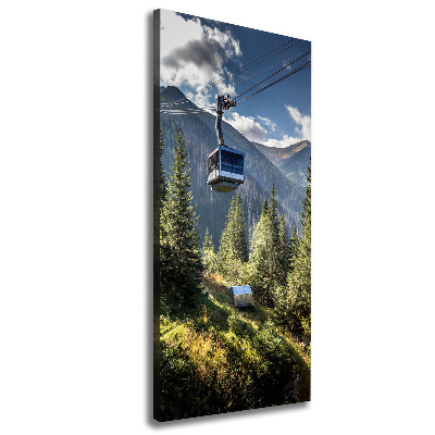 Wandbild vertikales Achterbahn