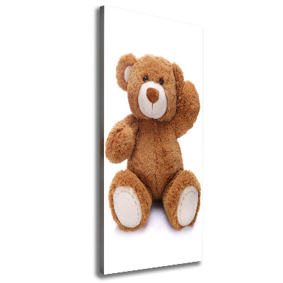 Wandbild vertikales Teddybär