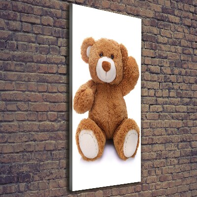 Wandbild vertikales Teddybär