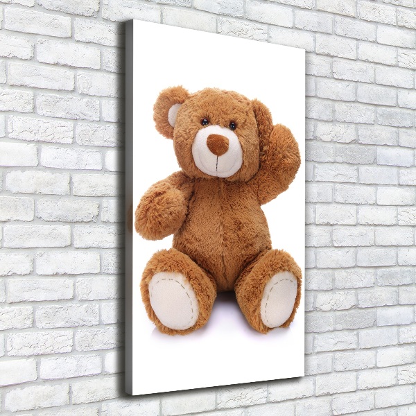 Wandbild vertikales Teddybär