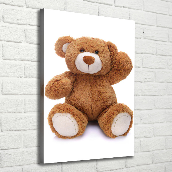 Wandbild vertikales Teddybär