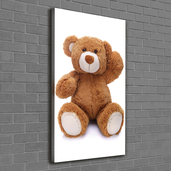 Wandbild vertikales Teddybär