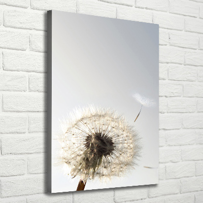 Wandbild vertikales Löwenzahn