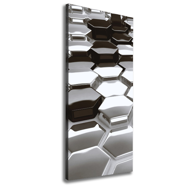 Wandbild vertikales 3D-Abstraktion