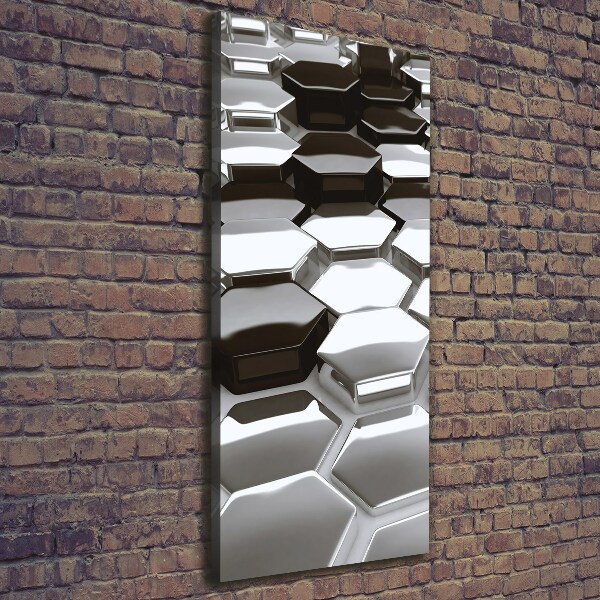 Wandbild vertikales 3D-Abstraktion