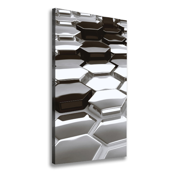 Wandbild vertikales 3D-Abstraktion