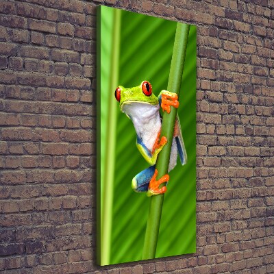 Foto auf leinwand vertikales Europäischer Laubfrosch