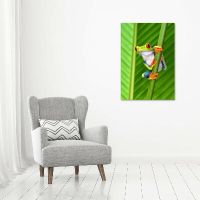 Foto auf leinwand vertikales Europäischer Laubfrosch