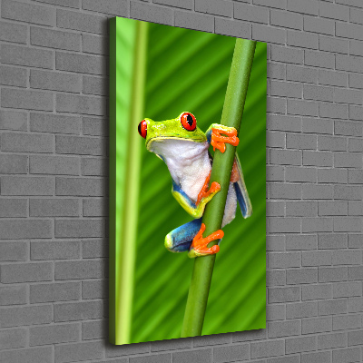 Foto auf leinwand vertikales Europäischer Laubfrosch