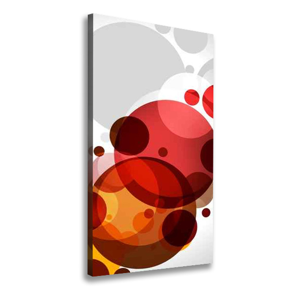 Foto auf leinwand vertikales Kreisabstraktion