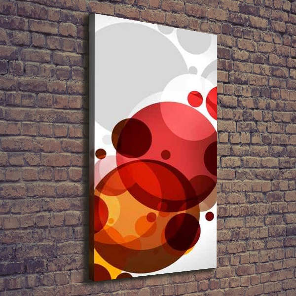 Foto auf leinwand vertikales Kreisabstraktion