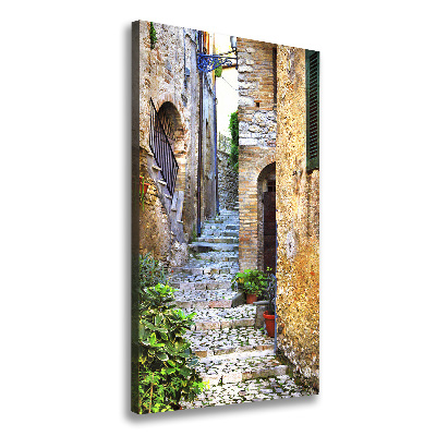 Wandbild vertikales Italienische Straßen