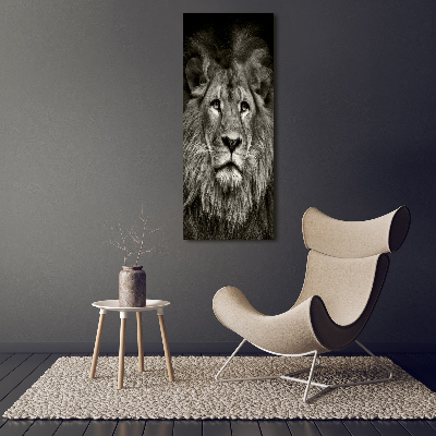 Foto auf leinwand vertikales Löwe