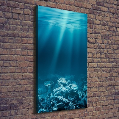 Foto auf leinwand vertikales Unterwasserwelt