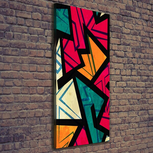 Wandbild vertikales Geometrischer Hintergrund