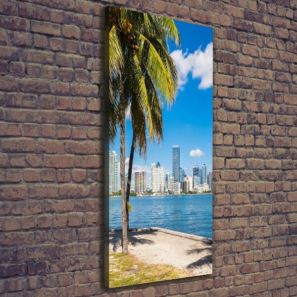 Wandbild vertikales Miami
