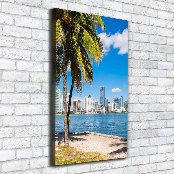 Wandbild vertikales Miami