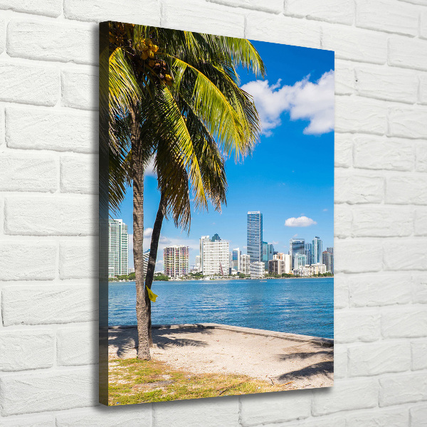 Wandbild vertikales Miami