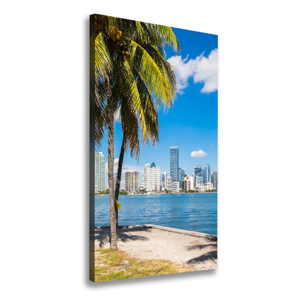 Wandbild vertikales Miami