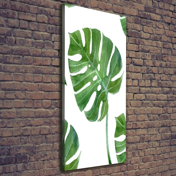 Wandbild vertikales Monstera
