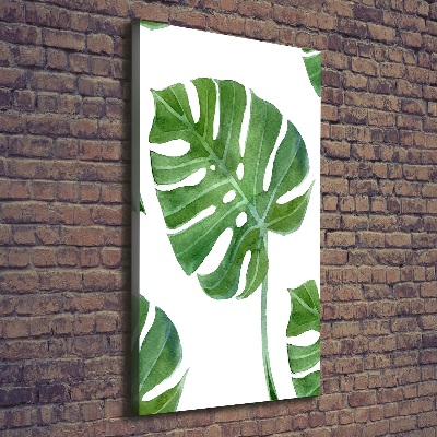 Wandbild vertikales Monstera