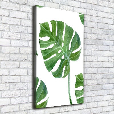 Wandbild vertikales Monstera