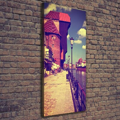 Foto leinwand vertikales Danzig, Polen