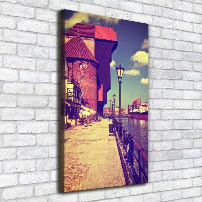 Foto leinwand vertikales Danzig, Polen