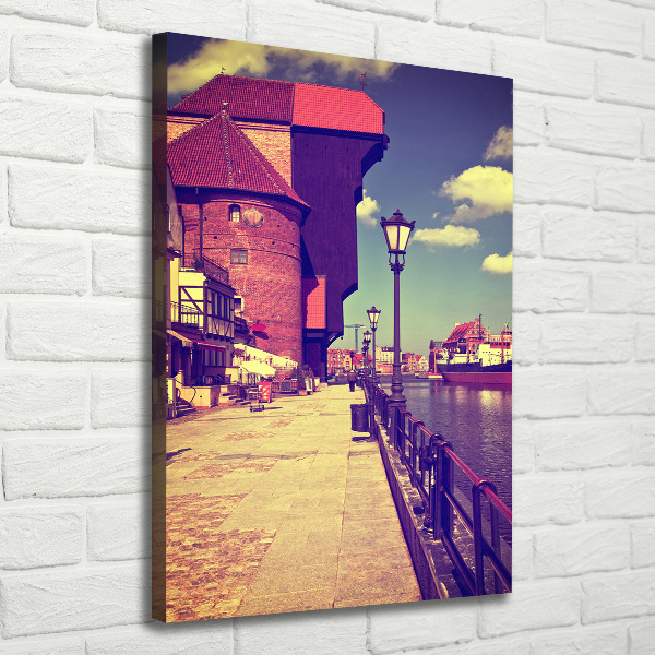 Foto leinwand vertikales Danzig, Polen