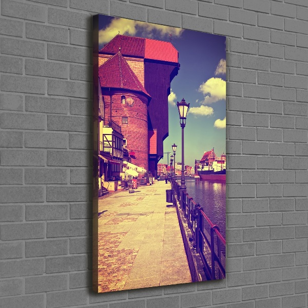 Foto leinwand vertikales Danzig, Polen