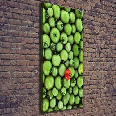 Foto auf leinwand vertikales Rote Tomate