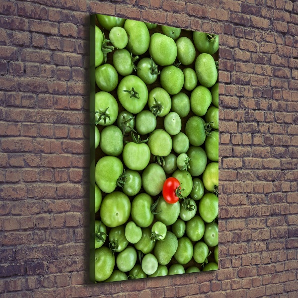 Foto auf leinwand vertikales Rote Tomate