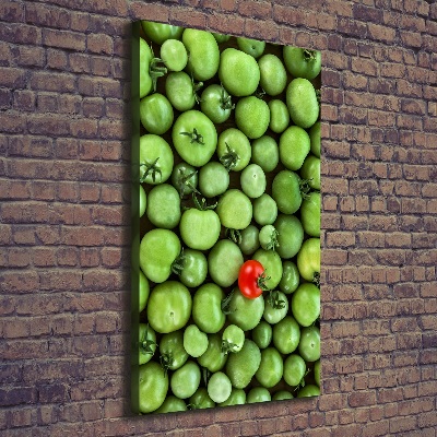 Foto auf leinwand vertikales Rote Tomate