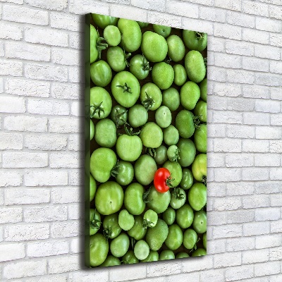 Foto auf leinwand vertikales Rote Tomate