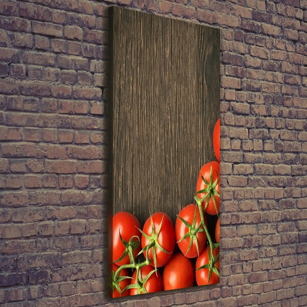 Foto leinwand vertikales Tomaten