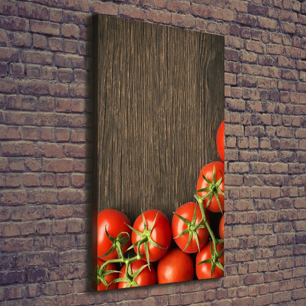 Foto leinwand vertikales Tomaten