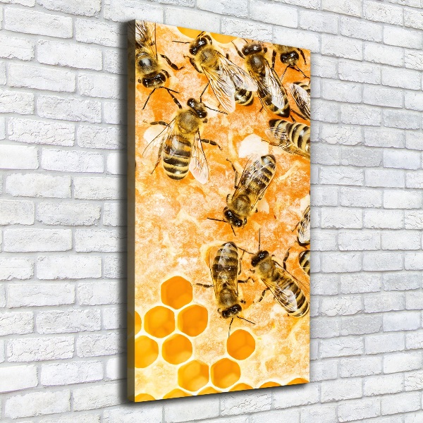 Foto leinwand vertikales Arbeitsbienen
