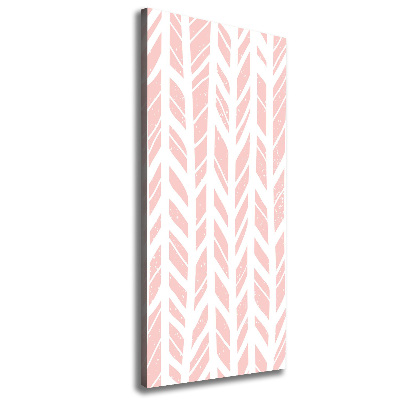 Foto leinwand vertikales Fischgrätmuster