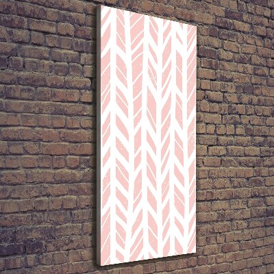 Foto leinwand vertikales Fischgrätmuster